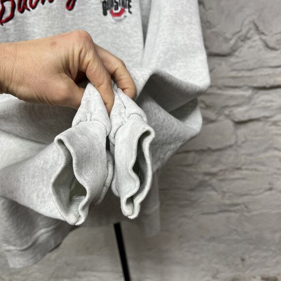 Ohio State Buckeyes Sweatshirt Crewneck Embroidered Team Edition Made in USA - Picture 8 of 9